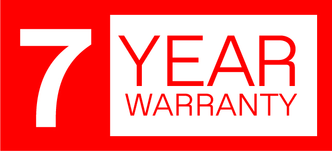 7year Warranty Logo Red Rgb